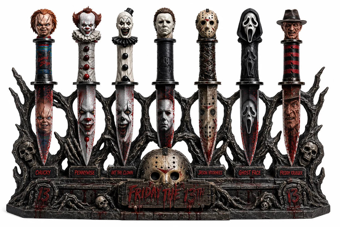 Slasher Relics 7-Piece Horror Dagger Collector Set
